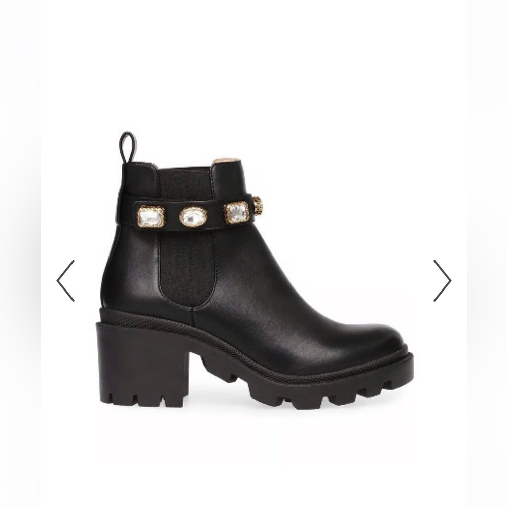 Steve Madden Amulet Black Combat Boot
